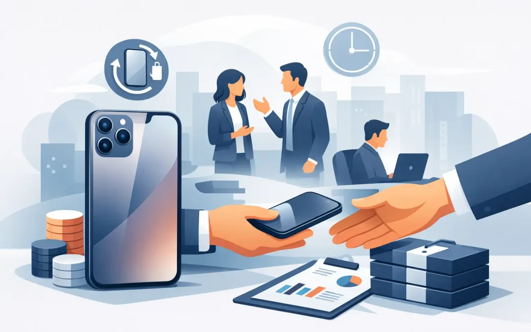 Alquiler de iPhone para empresas: cuándo compensa